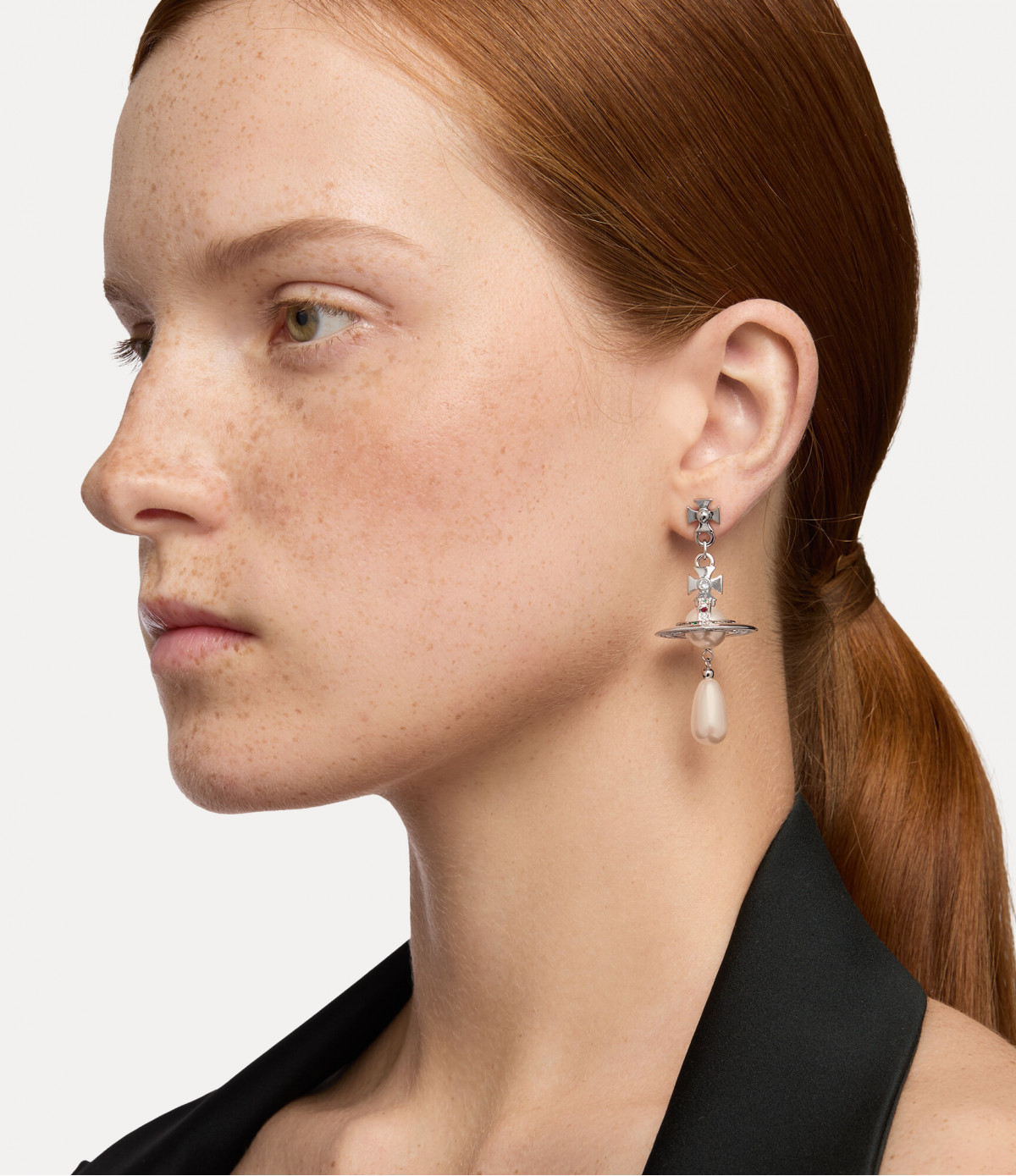 Серьги Vivienne Westwood с бижутерным жемчугом Swarovski