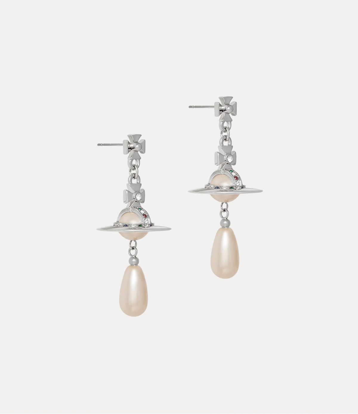 Серьги Vivienne Westwood с бижутерным жемчугом Swarovski