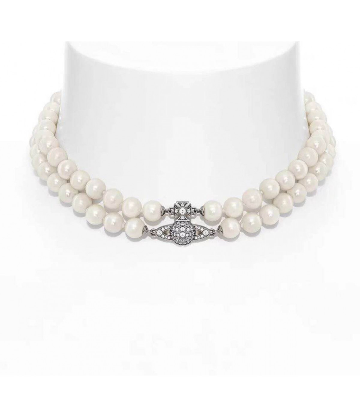 Колье Vivienne Westwood Two Row Pearl Choker